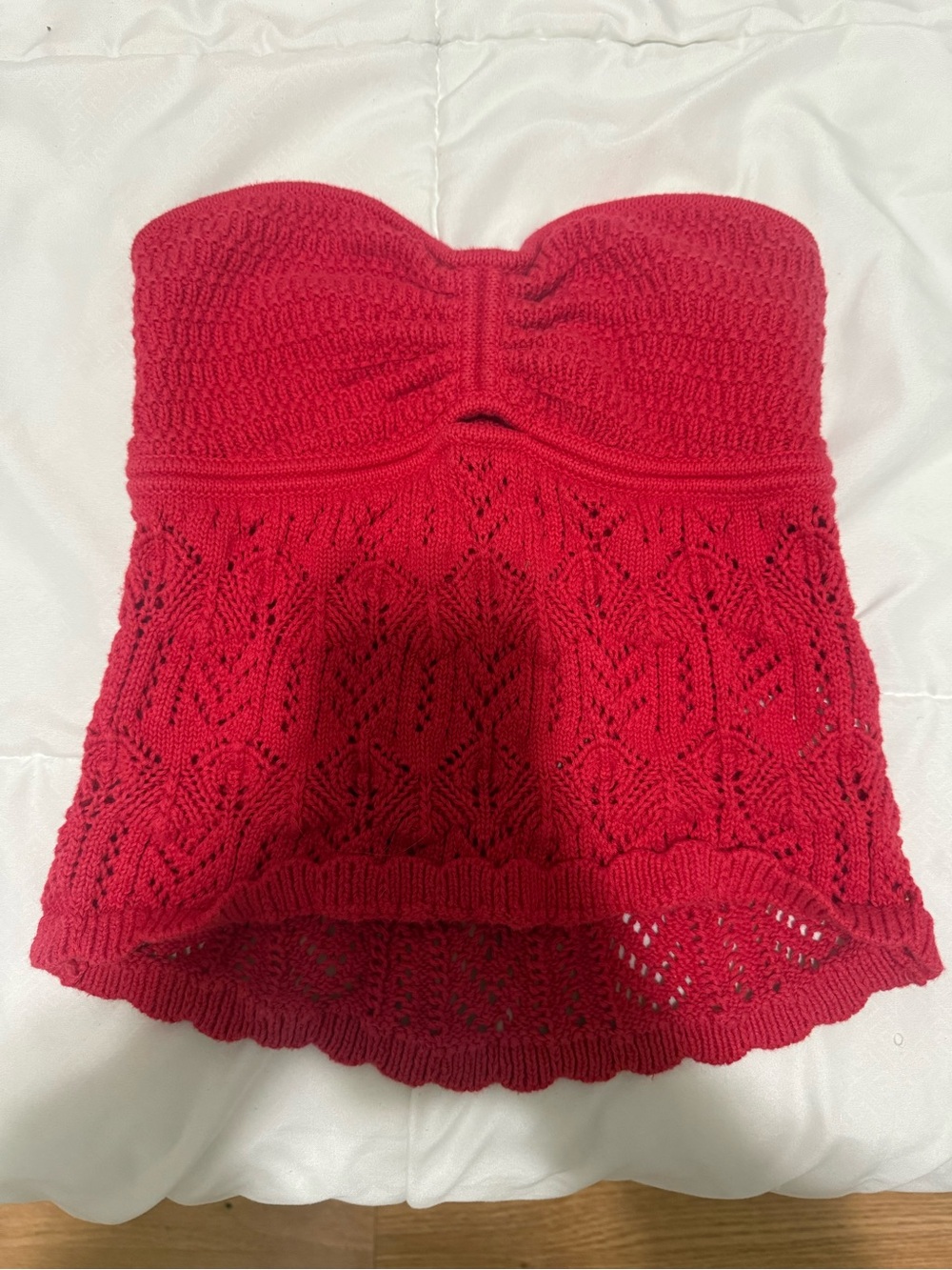 Derek Heart Red Knit Women's Sweater